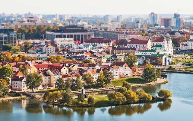 Minskin yleisilme on myös eurooppalainen. Minsk Valko-Venäjä_Lähialuematkat