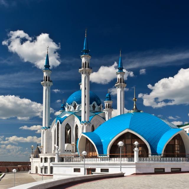 Kul Sharif moskeija Kazan Tatarstan Venäjä Lähialuematkat